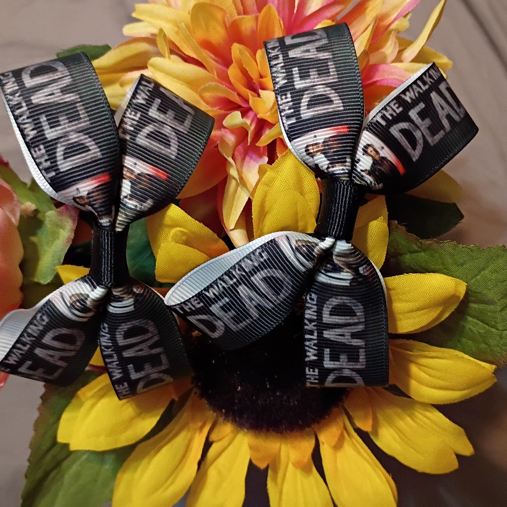 The Walking Dead Hair Bows